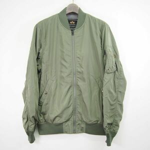 アルファインダストリーズ ALPHA INDUSTRIES TA1065-8203 ライトウェイト MA-1 フライトジャケット(XL)カーキグリーン