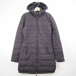  O'Neill O'NEILL with a hood nylon cotton inside coat (M) charcoal Brown 