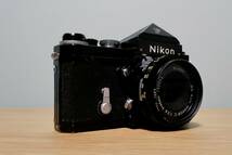 Nikon Fアイレベル　ブラックペイント 前期型659万台　GN Auto Nikkor 45/2.8付属_画像2