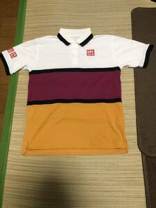 ユニクロ UNIQLO NK ドライ　EXポロシャツ　テニス　NK 錦織圭モデル　中古　Sサイズ　半袖ポロシャツ