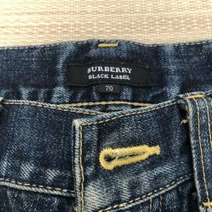 バーバリー ブラックレーベル Burberry Black label デニムパンツ ジーンズ パンツ ダメージモデル 中古 Wサイズ70 ブーツカットの画像2