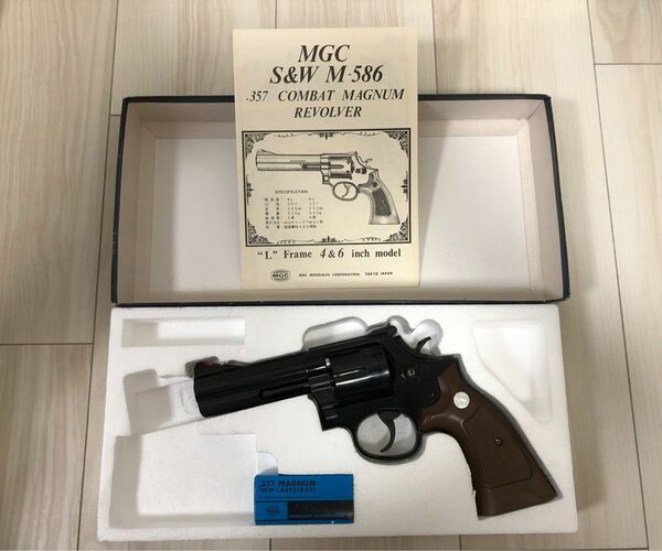 MGC 　S&W M586 コンバットマグナム　リボルバー　モデルガン 