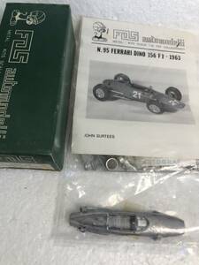 FDSメタルキット/フェラーリDINO１５６F1・６３’・1/43