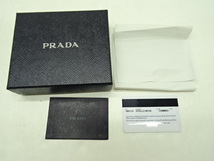 84MS☆PRADA プラダ ３つ折財布 ミニ財布 コンパクトウォレット サフィアーノ_画像10