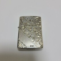 【美品】ZIPPO スターリングシルバー 唐草模様 1995年 ヴィンテージ_画像2