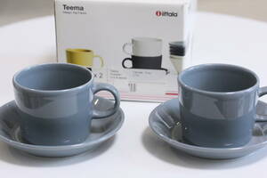 30452 ばら売り　一客です ティーマ　グレー　C&Steema 0.15L イッタラ　iittala ARABIA