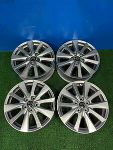 １７インチ　アルミホイール　マツダ純正　１７×７J　114.3-5H　オフセット＋５０　４本セット　！！　CX-5　などに！！