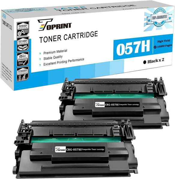 057H ( 057 ) 互換トナーカートリッジ 大容量 10000 ページ 2 ブラック TOPRINT Canon キヤノン LBP236dw MF445dw LBP226dw MF455dw