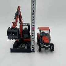 【1円スタート】Kubota クボタ ミニカー 2点まとめ ミニチュア KX057-4 ショベルダイキャスト KL34R トラクター 農耕機 重機 フィギュア DM_画像10