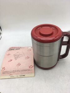 【1円スタート】TOSHIBA 東芝 天ぷら油クリーナー FOC-10A 未使用 保管品 説明書付き レトロ 濾し器 キッチン用品 揚げ物 DM1218L