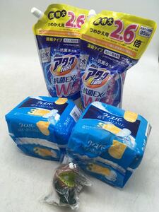 【1円スタート】家庭用 消耗品 まとめて 未使用 未開封 洗たく洗剤 ナプキン アタックNeo ウィスパー 保管品 デスプリ DM1219L