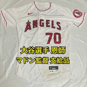 エンゼルス マドン監督 2022年 支給品 ユニフォーム MLB ホログラム 大谷翔平 ダルビッシュ有 山本由伸