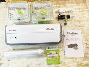 ■真空包装器■ FOODSAVER フードセーバー FM2010DTC 真空パック 真空フレッシュボックス 食品保存 通電確認済 中古品 札幌発