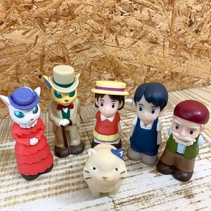 ★ Донгури Республика ★ Если вы слушаете Ghibli, если вы слушаете уши, все 6 кукол для пальцев полные наборы Dizzukizuku Robin Luze Moon Saiji Mushi M