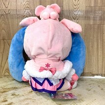 ★初音ミク★ 北海道限定 雪ミク＆雪うさぎキティちゃん マスコット ぬいぐるみ 高さ31cm SNOW MIKU HELLO KITTY HOKKAIDO 中古保管品 M_画像3