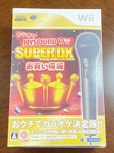■HUDSON■ Wii JOYSOUND SUPER DX お買い得版 動作未確認現状品 札幌発