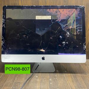 PCN98-807 激安 Apple iMac 一体型PC 27インチ Intel Core i5 A1419 起動確認済み 液晶不良 割れ メモリ.HDD欠品 ジャンク