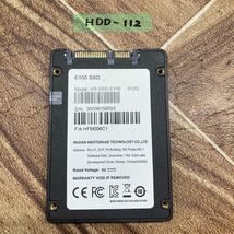 HDD-112 激安 SSD HS-SSD-E100 512G 512GB 2.5インチ　SATA 内蔵HDD 　138時間　Crystaldiskinfoにて正常品　中古_画像1