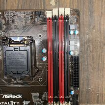 MG12-40 激安 マザーボード ASRock H87 PERFORMANCE LGA1150 BIOS立ち上がり確認済み ジャンク_画像6