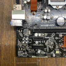 MG12-141 激安 マザーボード ASRock H110M-HDV LGA1151 BIOS立ち上がり確認済み ジャンク_画像3