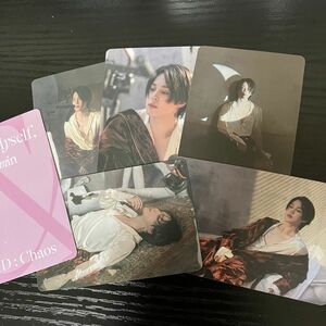 BTS ジミン　JIMIN トレカ　5枚セット　ID: chaos 写真集　ムーディ　気怠げ　Me, myself 防弾少年団