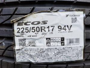 ★在庫処分 サマータイヤ 225/50R17 1本のみ YOKOHAMA(ヨコハマ) DNA ECOS(エコス) ES300 (送料無料 2021年製 ) 