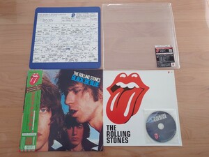 ★ローリング・ストーンズ THE ROLLING STONES★ブラック・アンド・ブルー Black And Blue★帯付★OBI★でかジャケCD★中古