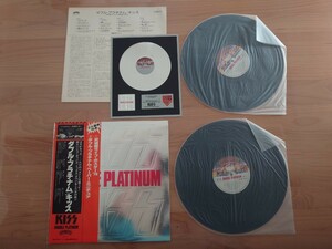 ★キッス KISS★ダブル・プラチナム Double Platinum★帯付★OBI★中古LP★2枚組★ポスターなし