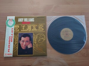 ★Andy Williams アンディ・ウイリアムス★ Christmas De Lux★クリスマス・デラックス★帯付★OBI★中古LP★ジャケット経年傷み、汚れ