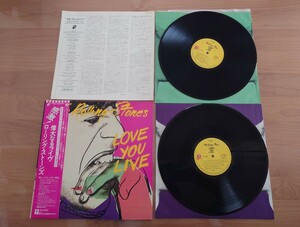 ★ローリング・ストーンズ THE ROLLING STONES★ラヴ・ユー・ライヴ Love You Live 感激! 偉大なるライヴ★帯付★OBI★中古LP