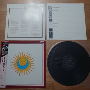 ★キング・クリムゾン King Crimson★太陽と戦慄 Larks' Tongues in Aspic★帯付★OBI★見本盤★PROMO★SAMPLE★Rare Item★中古LP