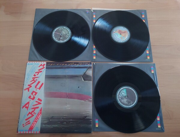 ★ウイングスU.S.A.ライヴ!! WINGS/WINGS OVER AMERICA★帯付★OBI★ポスター付★3枚組★中古LP★With Poster