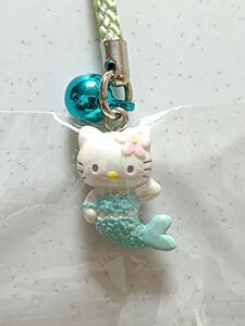 ハローキティ 人魚 マーメイド 根付け ストラップ ファスナーマスコット チャーム 2006 ご当地 サンリオ Sanrio