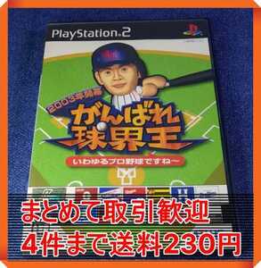 【PS2】２００３年開幕がんばれ球界王いわゆるプロ野球ですね まとめて取引・同梱歓迎　匿名配送 菅：S-INNH