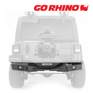 GO RHINO Rockline ロックライン フル幅 フルワイド リアバンパー テクスチャーブラック 371200T ジープ JL ラングラー 2ドア/4ドア