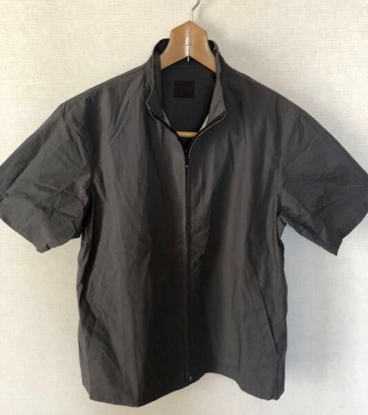 タケオキクチ 半袖 ジップアップ 半袖ブルゾン 半袖シャツ 日本製【美品】ワールド製