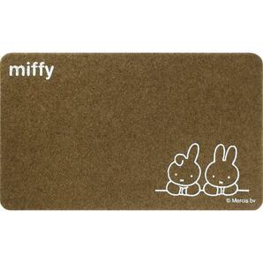 ミッフィー miffy 屋内・屋外兼用玄関マット(ミッフィーとダーン) インテリアの画像1