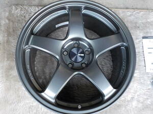 在庫品 ENKEI PF05 8.5J INSET48 5-100 Matte Dark Gunmetallic 4本セット 