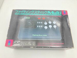 美品　SFC/MD/PCE ファイティングスティック マルチ H3J-07 Fighting Stick Multi ホリ HORI アケコン　メガドライブ　PCエンジン　 8hpui