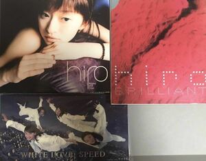 hiro Naked and True/BRILLIANT/SPEED WHITE LOVE 3枚（CDアルバム・シングル）