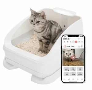 新品未使用品トレッタキャッツ猫用スマートトイレ見守りカメラスマホアプリ