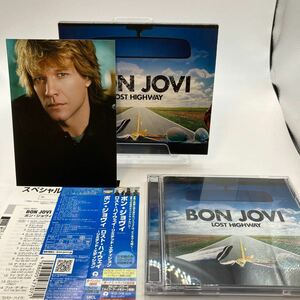 初回限定盤 ボン・ジョヴィ「ロスト・ハイウェイ～リミテッド・エディション」CD＋DVD 国内盤　ポストカード
