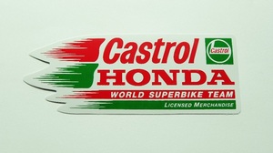 ＊【ステッカー/シール】MOTORSPORT モータースポーツ MotoGP Castrol honda カストロール ホンダ レーシング