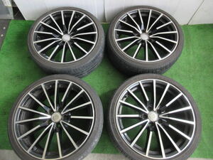 【21】 AUDI ホイール 4本 19インチ 19×8.5JJ PCD/112 オフセット/＋42 5穴 245/35ZR19 中古 ☆051206ｒｓ