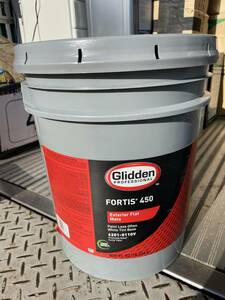 環境配慮 (141) Glidden グリッデン FORTIS 450 フォルティス 450 アクリル樹脂 低VOC 保護塗料 18.334L 塗装 建築 壁塗装 保護 防カビ