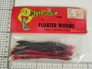 未開封 FLOATER WORMS フローターワームズ ワーム ストレート ルアー アメリカ アメリカン フローティングワーム