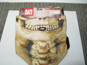 rkキ12-36 Airhole Face Mask ah13s1-23 ネックウォーマー　骨柄 美品