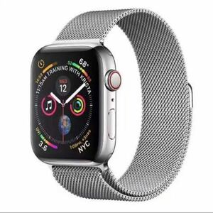 【新品】Apple Watch用 ミラネーゼバンド ストラップ シルバー アップルウォッチ シリーズ8 7 se 6 5 4(バンド幅 38 40 41mm対応) !!