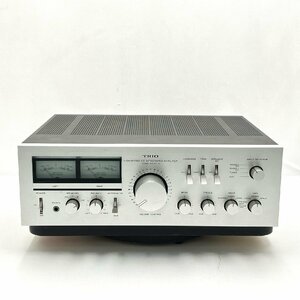 ジャンク品 TRIO トリオ プリメインアンプ KA-8700 STEREO INTEGRATED AMPLIFIER 日本製 オーディオ 通電確認 動作不可【道楽銭函】