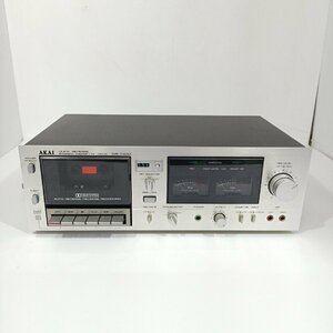 AKAI アカイ ステレオ カセットデッキ CS-732D QUICK REVERSE STEREO CASSETTE DECK 日本製 赤井電機 通電確認 レア【道楽銭函】